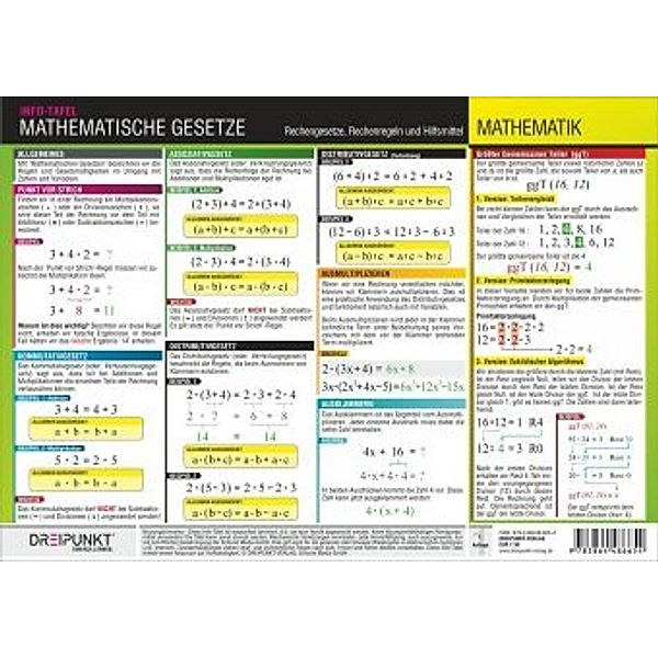 Info-Tafel Mathematische Gesetze, Michael Schulze