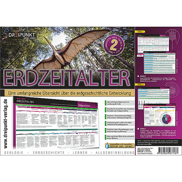Info-Tafel-Set Erdzeitalter, Schulze Media GmbH