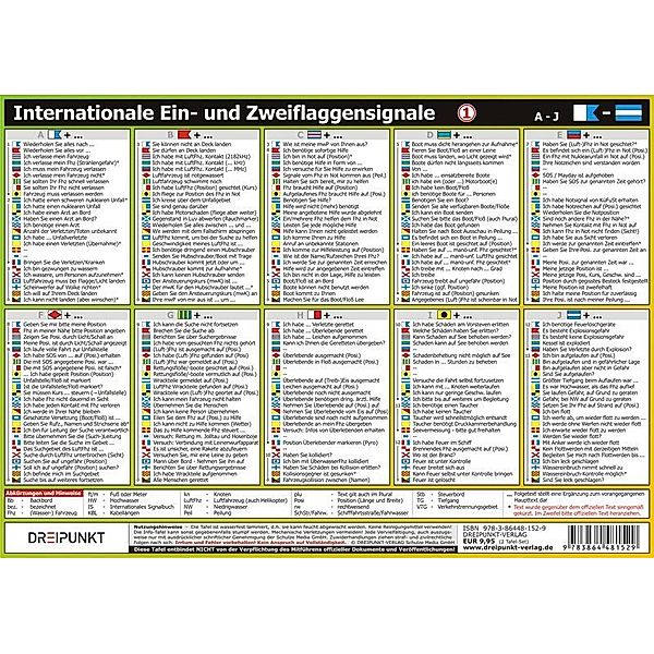 Info-Tafel-Set Flaggensignale, Michael Schulze