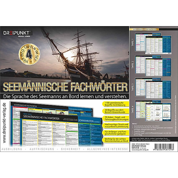 Info-Tafel-Set Seemännische Fachwörter, Schulze Media GmbH