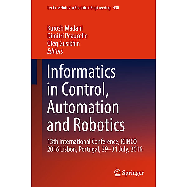 Informatics in Control, Automation and Robotics