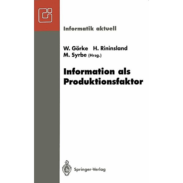 Information als Produktionsfaktor / Informatik aktuell