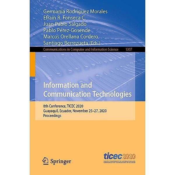 Information and Communication Technologies / Communications in Computer and Information Science Bd.1307