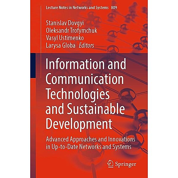 Information and Communication Technologies and Sustainable Development / Lecture Notes in Networks and Systems Bd.809