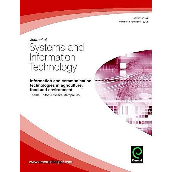 Information and Communication Technologies in Agriculture, Food and Environment