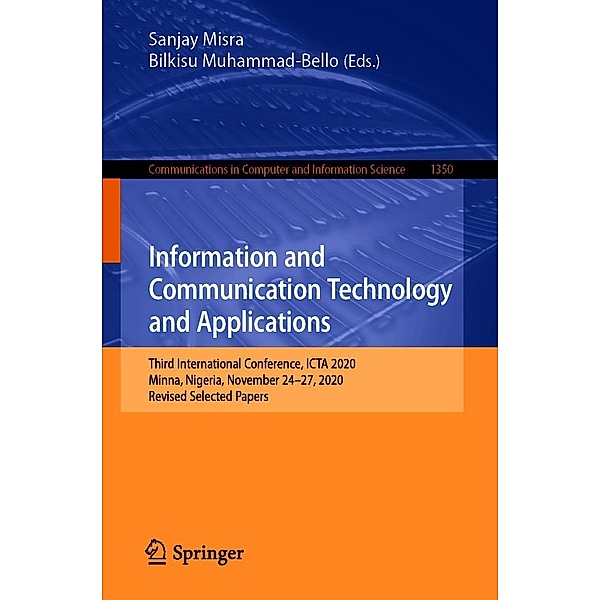 Information and Communication Technology and Applications / Communications in Computer and Information Science Bd.1350