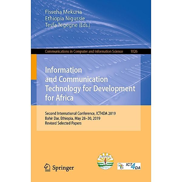 Information and Communication Technology for Development for Africa / Communications in Computer and Information Science Bd.1026
