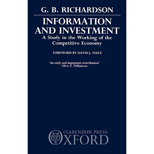 Information and Investment, G. B. Richardson