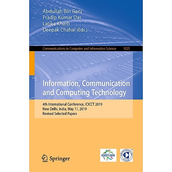 Information, Communication and Computing Technology / Communications in Computer and Information Science Bd.1025