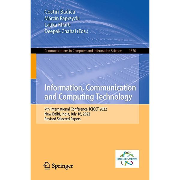 Information, Communication and Computing Technology / Communications in Computer and Information Science Bd.1670