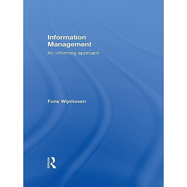Information Management, Fons Wijnhoven