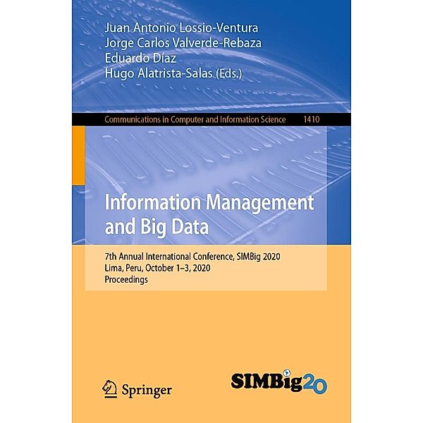 Information Management and Big Data / Communications in Computer and Information Science Bd.1410