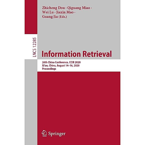 Information Retrieval / Lecture Notes in Computer Science Bd.12285