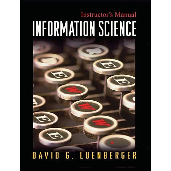 Information Science, David G. Luenberger
