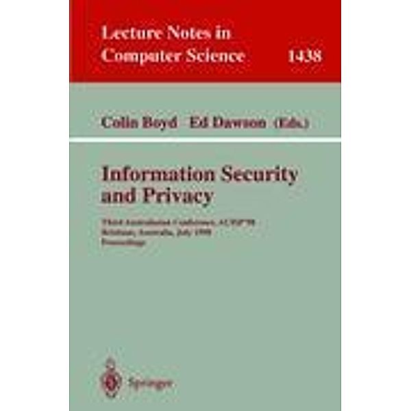 Information Security and Privacy