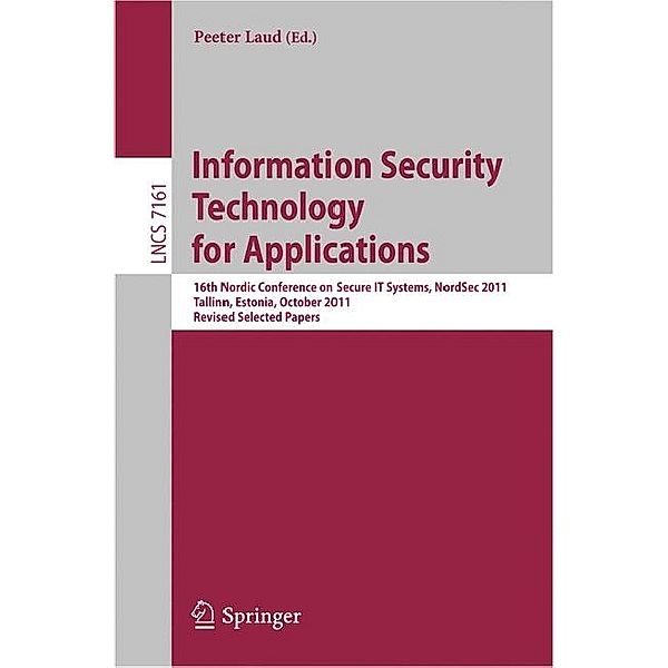 Information Security Technology for Applications