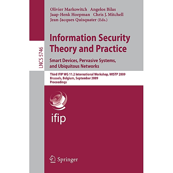 Information Security Theory and Practice. Smart Devices, Pervasive Systems, and Ubiquitous Networks