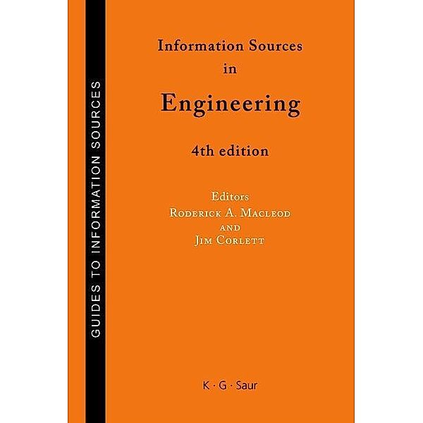 Information Sources in Engineering / Guides to Information Sources