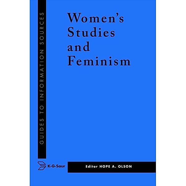 Information Sources in Women's Studies and Feminism