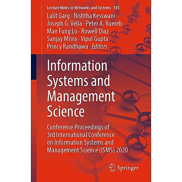 Information Systems and Management Science / Lecture Notes in Networks and Systems Bd.303