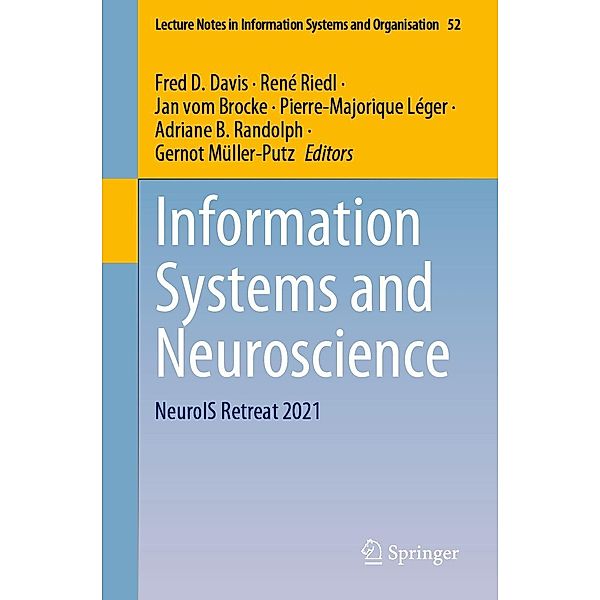Information Systems and Neuroscience / Lecture Notes in Information Systems and Organisation Bd.52