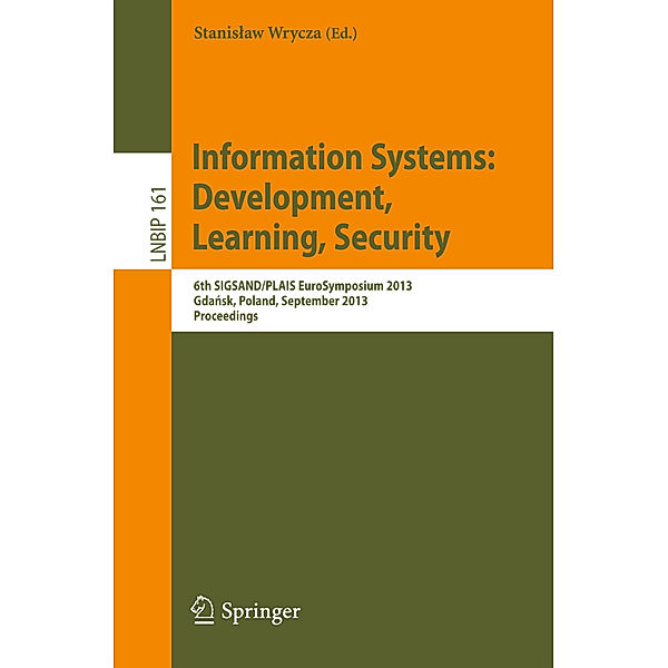 Information Systems: Development, Learning, Security