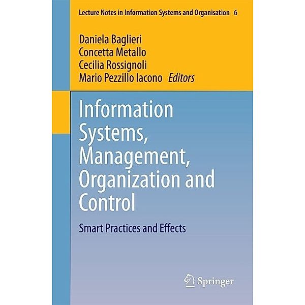 Information Systems, Management, Organization and Control / Lecture Notes in Information Systems and Organisation Bd.6