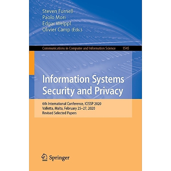 Information Systems Security and Privacy / Communications in Computer and Information Science Bd.1545