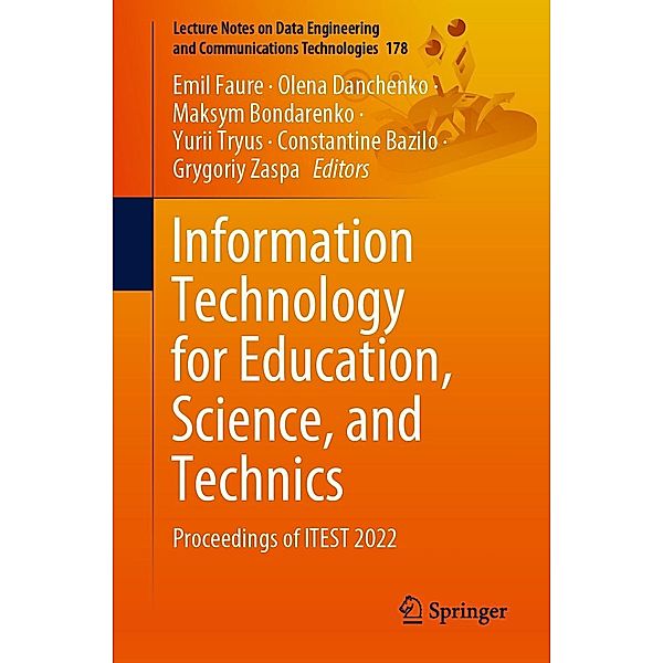 Information Technology for Education, Science, and Technics / Lecture Notes on Data Engineering and Communications Technologies Bd.178