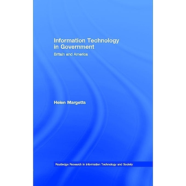 Information Technology in Government, Helen Margetts