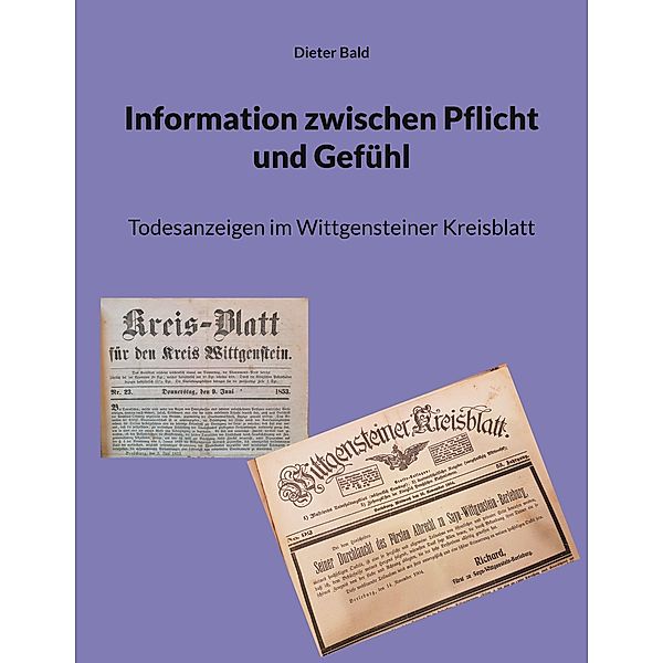 Information zwischen Pflicht und Gefühl, Dieter Bald