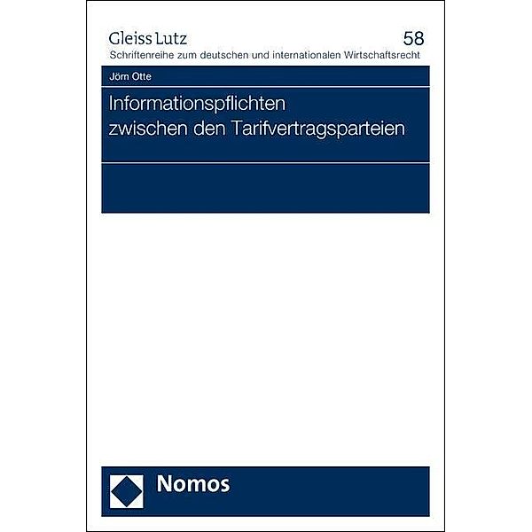 Informationspflichten zwischen den Tarifvertragsparteien, Jörn Otte