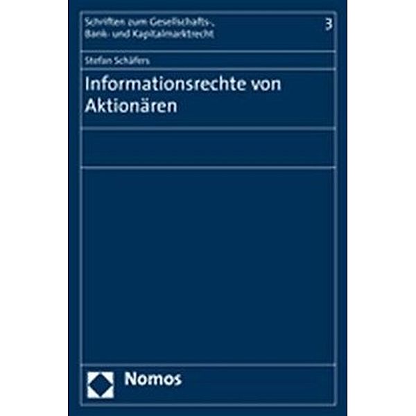 Informationsrechte von Aktionären, Stefan Schäfers