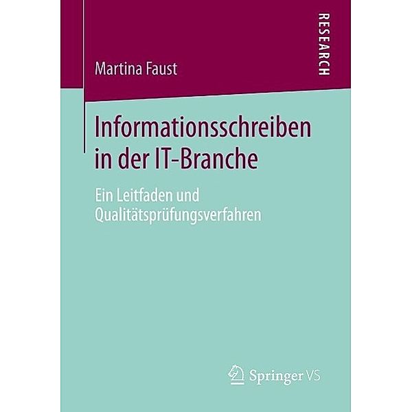 Informationsschreiben in der IT-Branche, Martina Faust