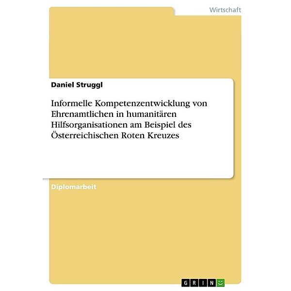 Informelle Kompetenzentwicklung von Ehrenamtlichen in humanitären Hilfsorganisationen am Beispiel des Österreichischen R, Daniel Struggl