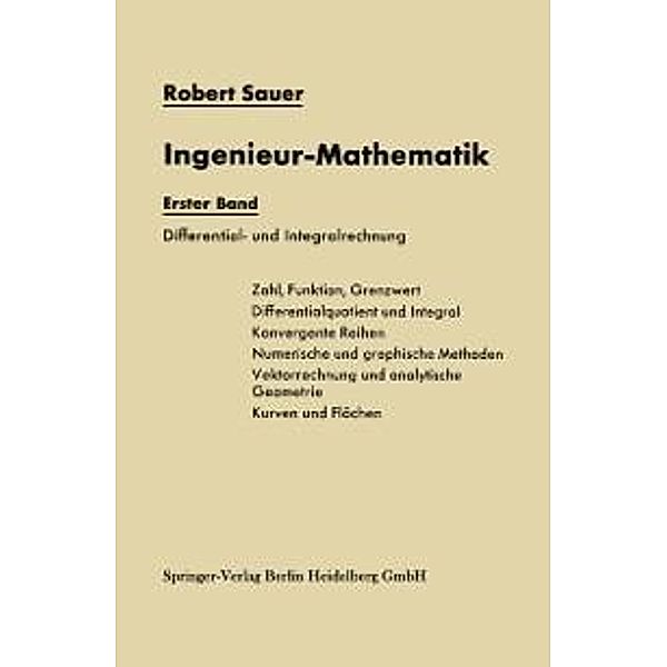 Ingenieur-Mathematik, Robert Sauer