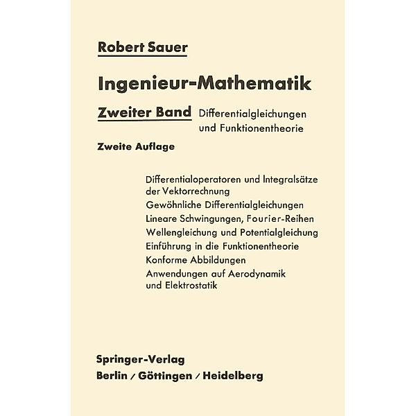 Ingenieur-Mathematik, Robert Sauer