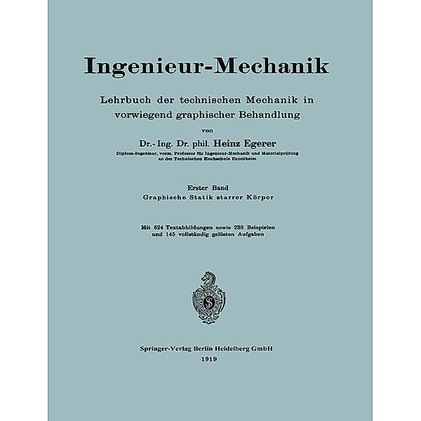 Ingenieur-Mechanik, Heinz Egerer