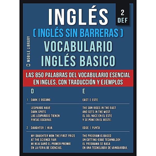 Inglés (Inglés Sin Barreras) Vocabulario Ingles Basico - 2 - DEF / Vocabulario Ingles Basico Bd.2, Mobile Library