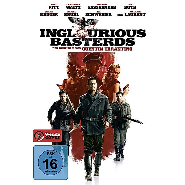 Inglourious Basterds, Christoph Waltz Mélanie Laurent Brad Pitt