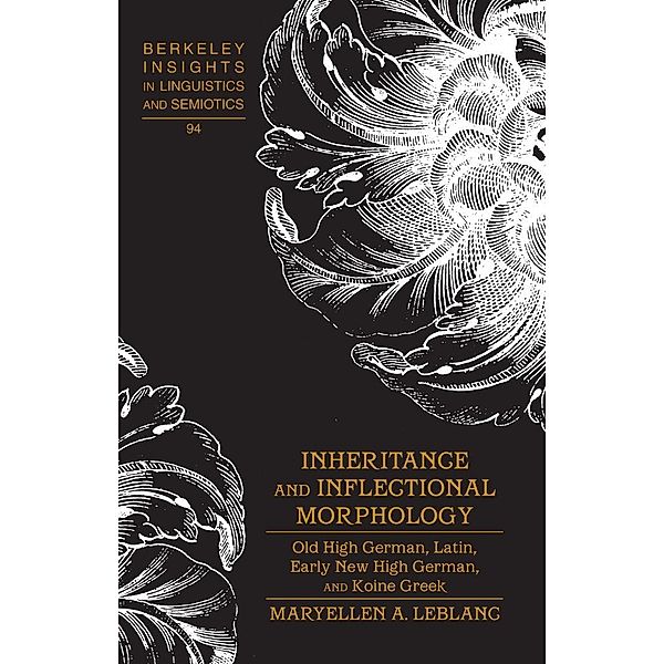 Inheritance and Inflectional Morphology, LeBlanc MaryEllen A. LeBlanc