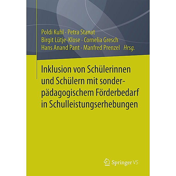 Inklusion von Schülerinnen und Schülern mit sonderpädagogischem Förderbedarf in Schulleistungserhebungen