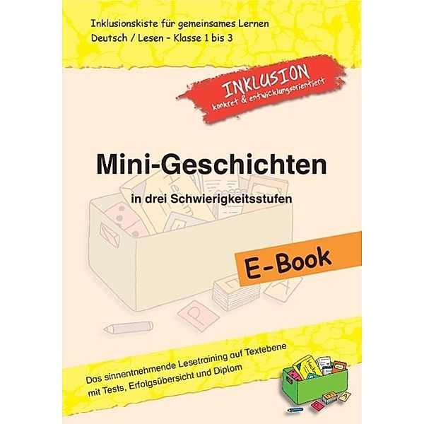 Inklusionskiste für gemeinsames Lernen: Mini-Geschichten in drei Schwierigkeitsstufen, Jens Sonnenberg