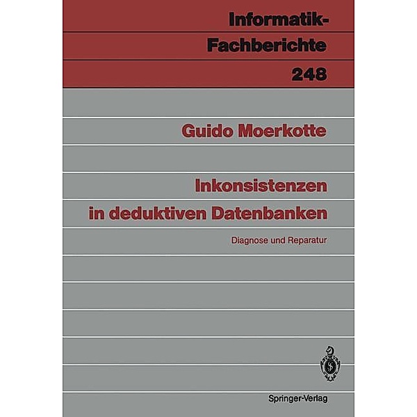 Inkonsistenzen in deduktiven Datenbanken, Guido Moerkotte