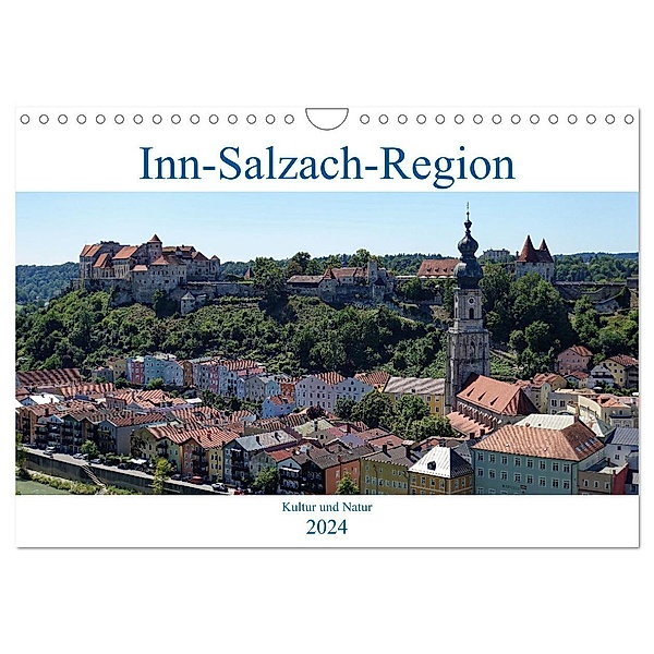 Inn-Salzach-Region - Kultur und Natur (Wandkalender 2024 DIN A4 quer), CALVENDO Monatskalender, Peter Balan