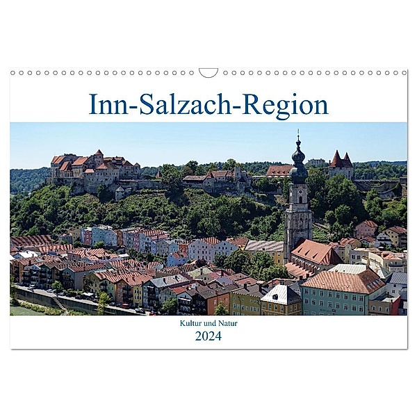 Inn-Salzach-Region - Kultur und Natur (Wandkalender 2024 DIN A3 quer), CALVENDO Monatskalender, Peter Balan