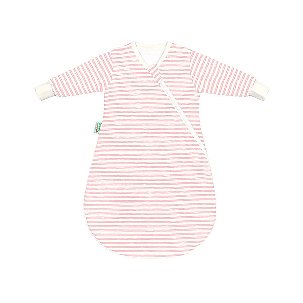 Odenwälder Innen-Schlafsack UNTERZIEH-BABYNEST® STRIPES in rosa/weiß