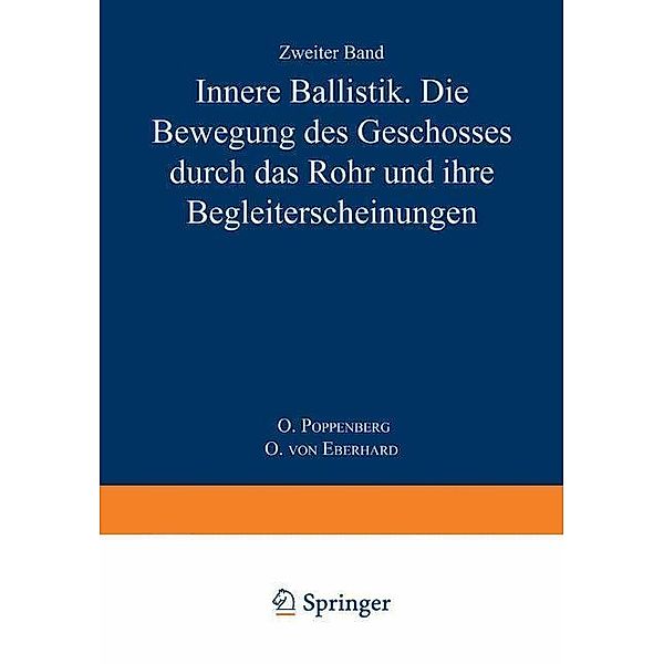 Innere Ballistik, O. Poppenberg, O. von Eberhard
