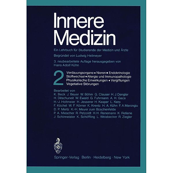 Innere Medizin. Ein Lehrbuch für Studierende der Medizin und Ärzte