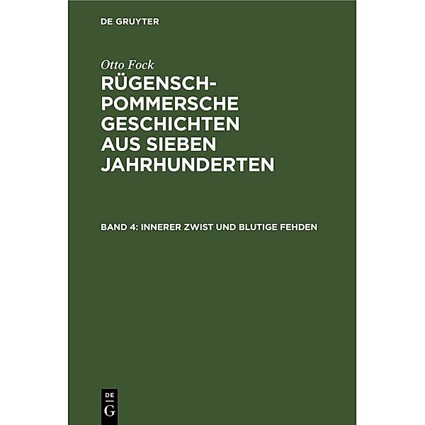 Innerer Zwist und blutige Fehden, Otto Fock